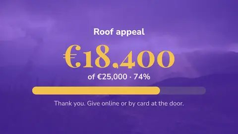 Appeal: How far you have come, with a bar. An easyCMS Studio template for churches.
