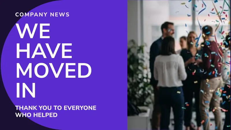 Company news: One story, big and clear. An easyCMS Studio template.