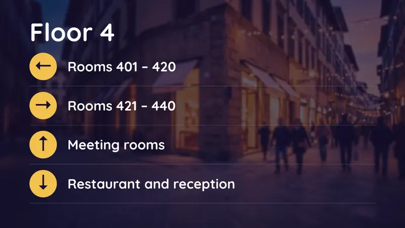 Directions: Which way to go. An easyCMS Studio template.