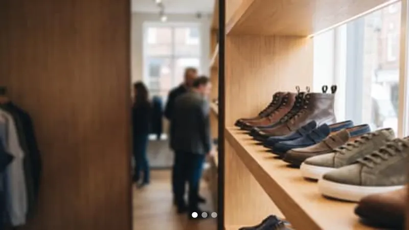 New arrivals: A slideshow of products. An easyCMS Studio template.