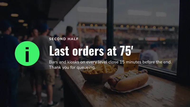 Last orders: When the bars and kiosks close. An easyCMS Studio template.