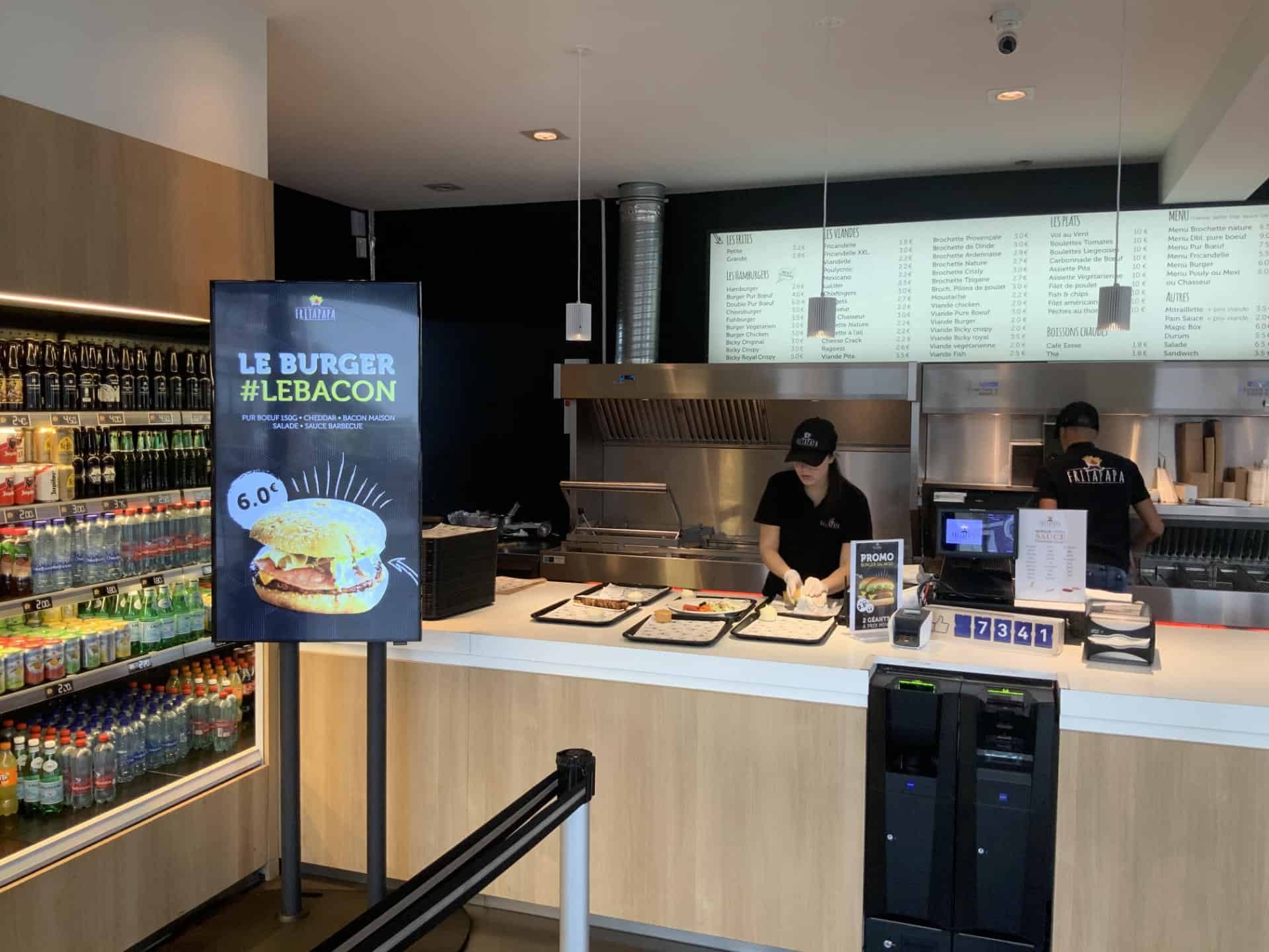 Customer installation running easyCMS digital signage
